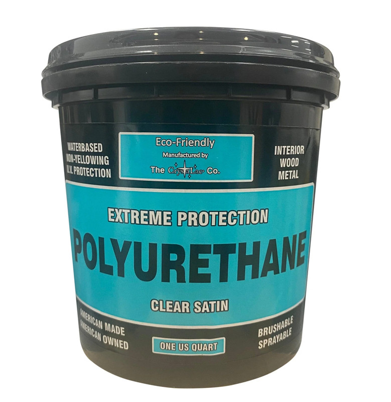 Extreme Protection Polyurethane - Water Based - Clear - Sheen:Satin - Size:1 Quart